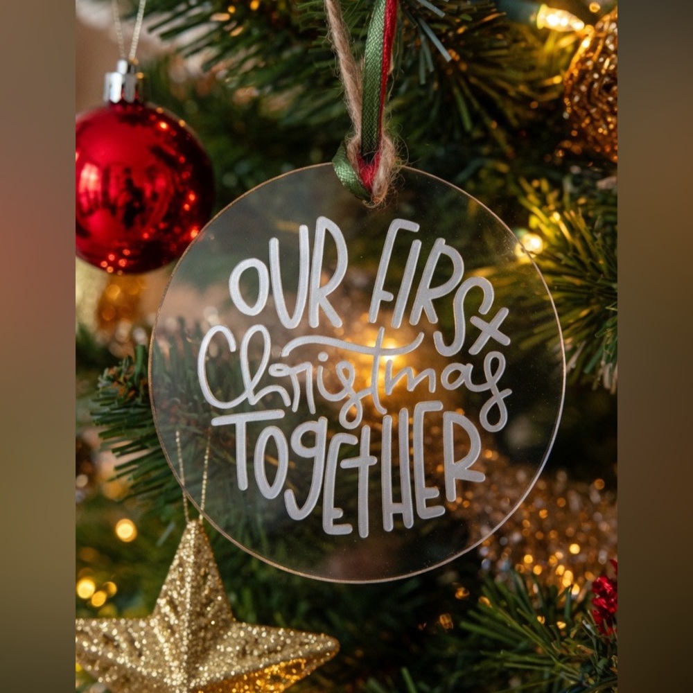 Our First Christmas Together Holiday Christmas Tree Ornament